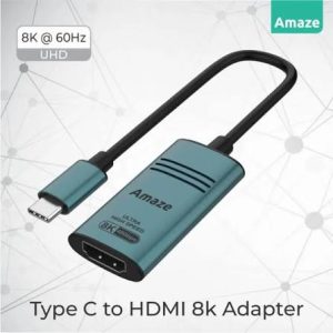 Amaze A130 Type C To HDMI 8K Adapter, 8K60HZ, 4K144HZ, 48Gbps, Thunderbolt 3
