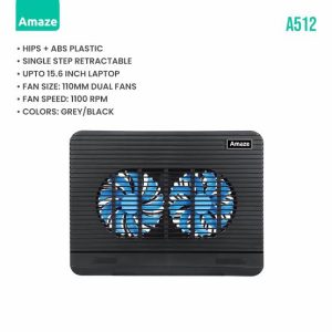 Amaze A512 Laptop Cooling Pad