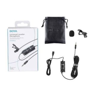 Boya Universal Lavalier Microphone For Camera Mobile Devices Computers And More BY-M1 Proii
