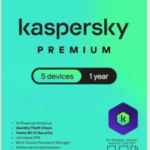 Kaspersky Total Security Premium, Prem5, 1 Year
