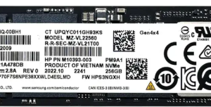 Used 512GB NVMe Gen4